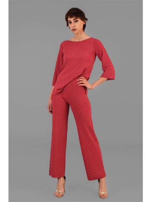 Maglia in viscosa Maida Mila Milano | M1036ROSSO VALENTINO